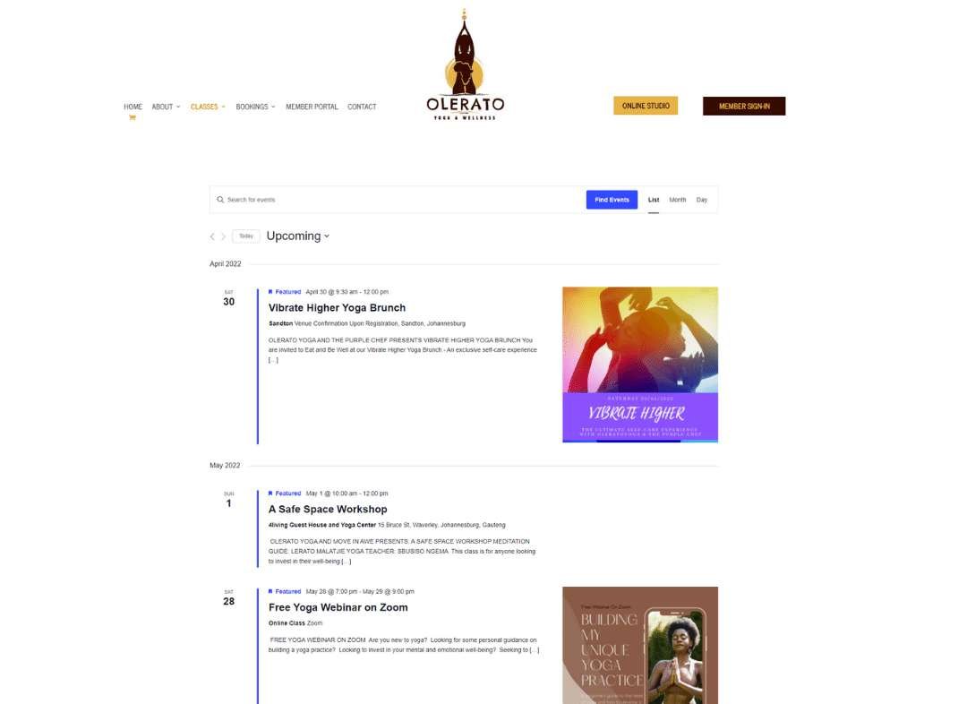 Portfolio 3 olerato yoga techno believe solutions